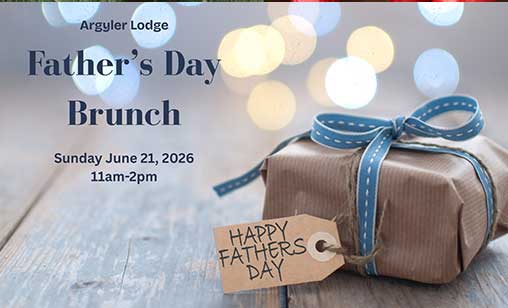 Father’s Day Brunch at Argyler Lodge